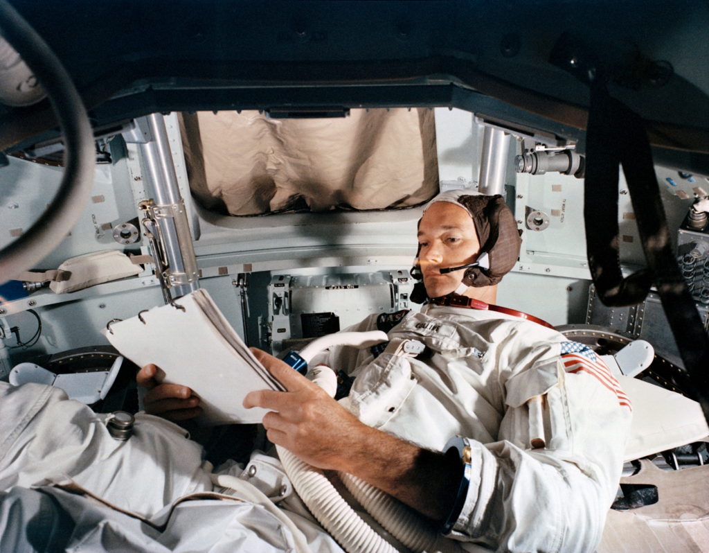 collins in command module